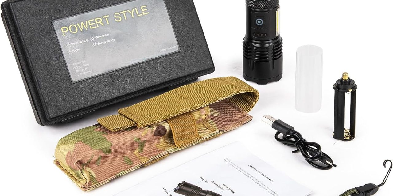 ALSTU Flash Light Flashlight High Lumens Rechargeable Review