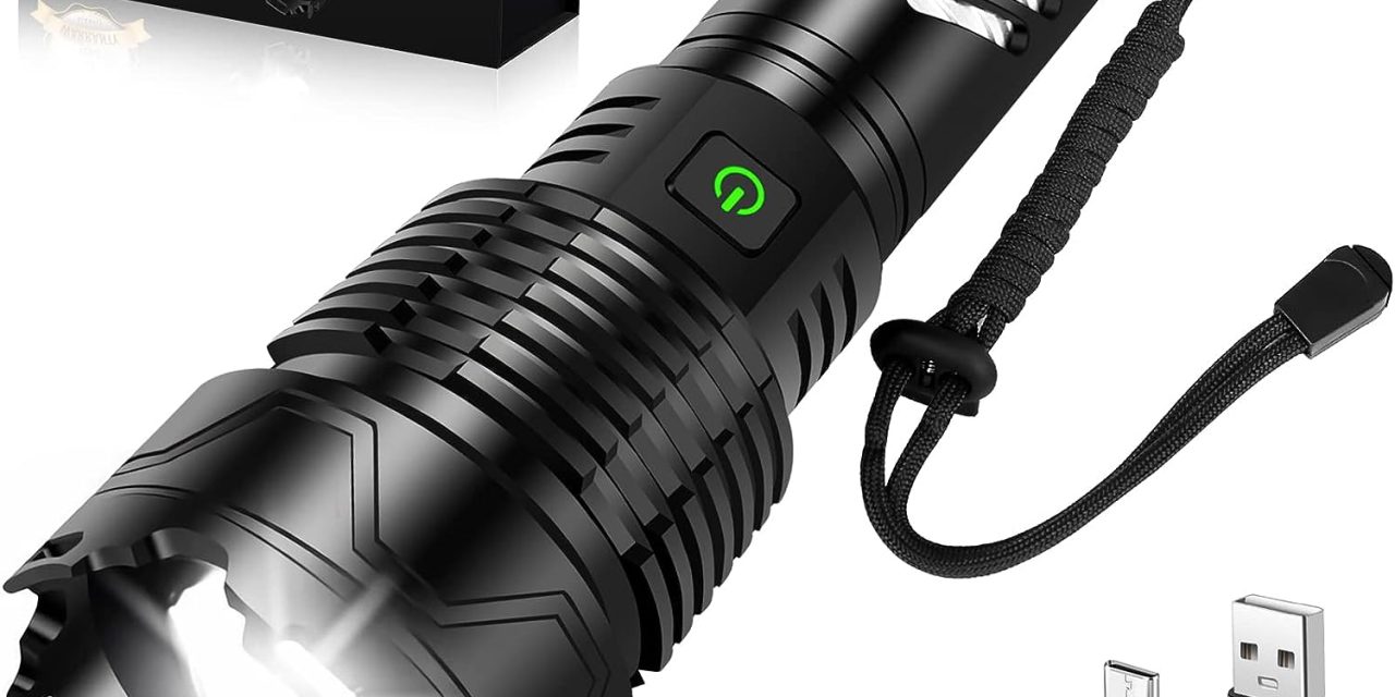 ANKRA Rechargeable Flashlights 180000 High Lumens Review