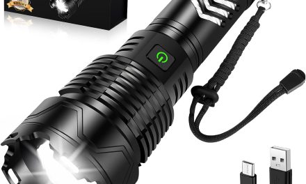 ANKRA Rechargeable Flashlights 180000 High Lumens Review