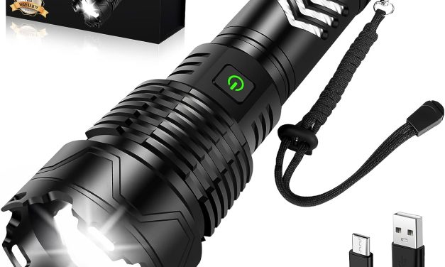 ANKRA Rechargeable Flashlights 180000 High Lumens Review