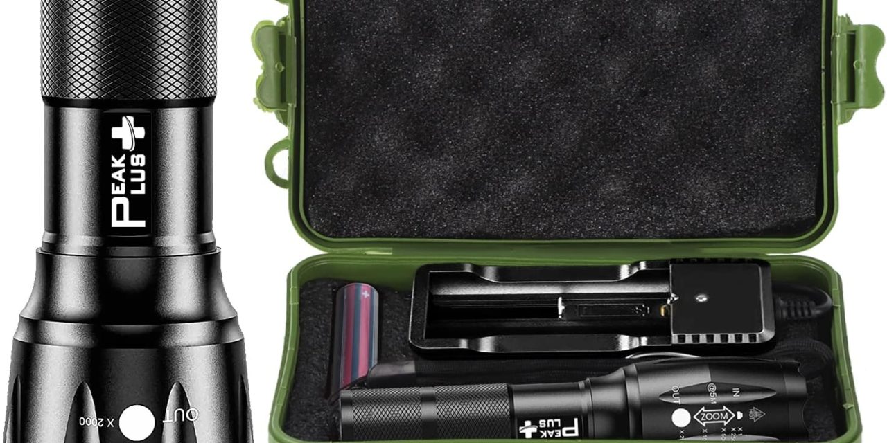 PeakPlus Rechargeable Tactical Flashlight LFX1000 Review