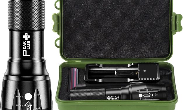 PeakPlus Rechargeable Tactical Flashlight LFX1000 Review