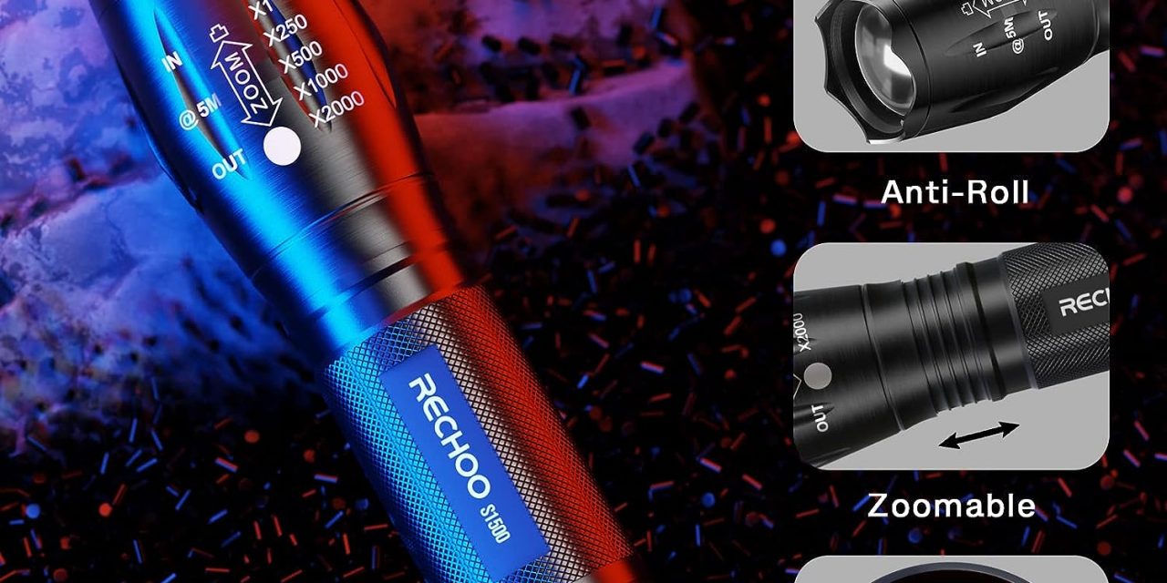 RECHOO Tactical Flashlights 4 Pack Review