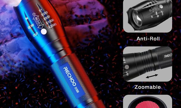 RECHOO Tactical Flashlights 4 Pack Review