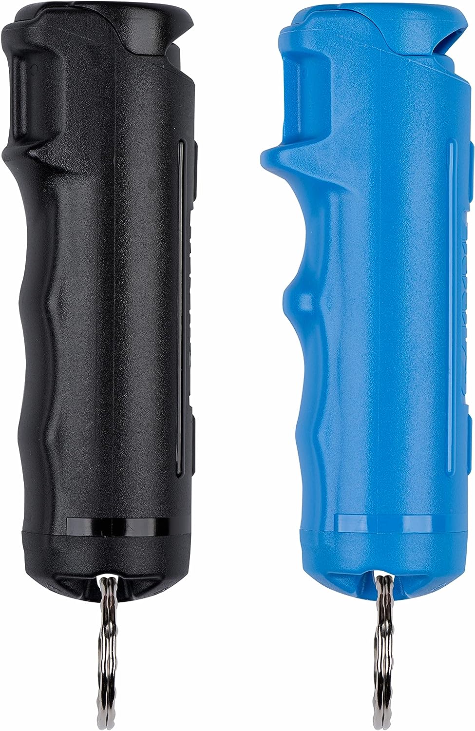 SABRE Pepper Gel Kit with Blue Water Practice Spray, 25 Bursts, Maximum Strength, Gel Is Safer, Ergonomic Finger Grip, Flip Top Safety, Comes With A Blue Water Practice Spray Canister