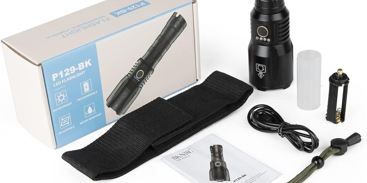 SKNSL Flashlights High Lumens Rechargeable Review