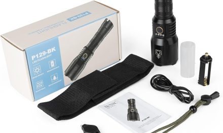 SKNSL Flashlights High Lumens Rechargeable Review