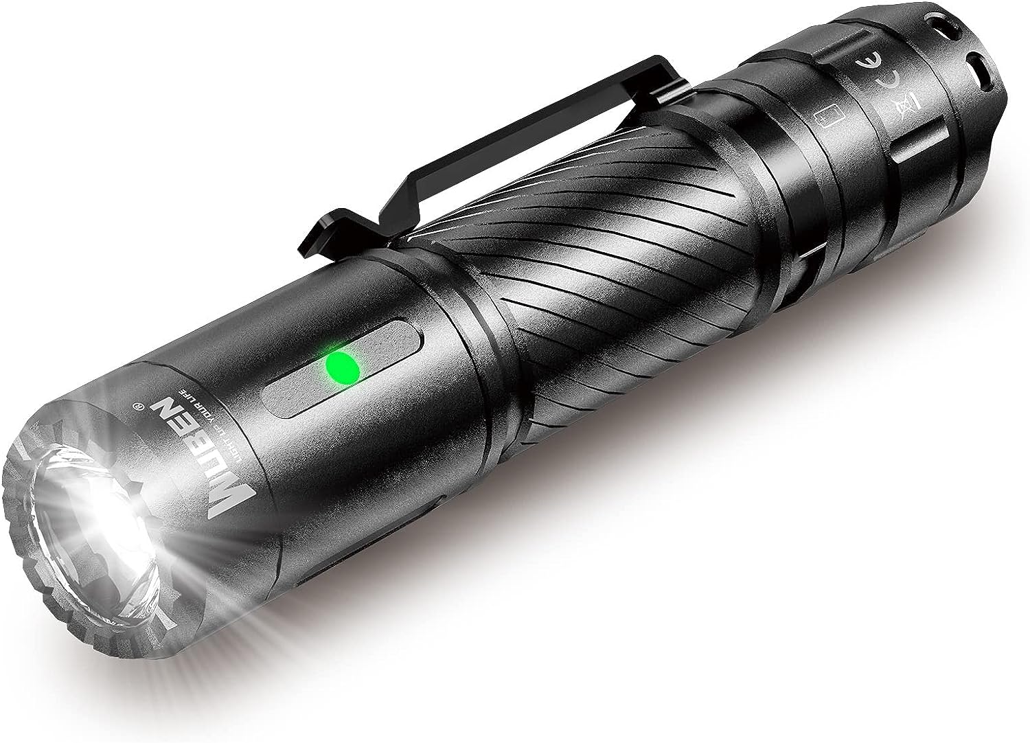 WUBEN C3 Flashlight 1200 High Lumens Rechargeable Flashlights 6 Modes Super Bright LED Tactical Flashlight IP68 Pocket EDC Flash Light for Camping, Emergency, Rescue, Hunting, Inspection, Repair